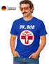 Herren T-Shirt Fasching Karneval Arzt Dr Bob Kostüm Faschingskostüme Männer Funshirt Moonworks®preview