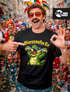 Herren T-Shirt Fasching Karneval - Bier Spruch T-Rex -Kostüm-Ersatz Verkleidung Last Minute Faschingskostüme Männer Funshirt Moonworks®preview