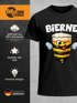 Herren T-Shirt Fasching Karneval | Bierne Bier | Kostüm-Ersatz Verkleidung Last Minute Faschingskostüme Männer Funshirt Moonworks®preview