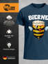 Herren T-Shirt Fasching Karneval | Bierne Bier | Kostüm-Ersatz Verkleidung Last Minute Faschingskostüme Männer Funshirt Moonworks®preview