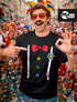 Herren T-Shirt Fasching Karneval Clown Kostüm-Ersatz Verkleidung Last Minute Faschingskostüme Männer Moonworks®preview