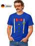 Herren T-Shirt Fasching Karneval Clown Kostüm-Ersatz Verkleidung Last Minute Faschingskostüme Männer Moonworks®preview