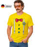 Herren T-Shirt Fasching Karneval Clown Kostüm-Ersatz Verkleidung Last Minute Faschingskostüme Männer Moonworks®preview