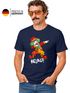Herren T-Shirt Fasching Karneval Dabbing Clown Kostüm-Ersatz Last Minute Faschingskostüme Männer Funshirt Moonworks®preview