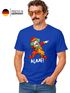 Herren T-Shirt Fasching Karneval Dabbing Clown Kostüm-Ersatz Last Minute Faschingskostüme Männer Funshirt Moonworks®preview