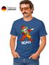 Herren T-Shirt Fasching Karneval Dabbing Clown Kostüm-Ersatz Last Minute Faschingskostüme Männer Funshirt Moonworks®preview