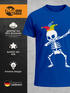 Herren T-Shirt Fasching Karneval Dabbing Skelett Kostüm Verkleidung Faschingskostüme Männer Funshirt Moonworks®preview