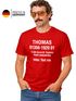 Herren T-Shirt Fasching Karneval Dschungel Camp Kostüm Verkleidung personalisierbar Faschingskostüme Männer Moonworks®preview