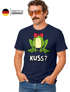 Herren T-Shirt Fasching Karneval Frosch Prinz Kostüm-Ersatz Verkleidung Last Minute Faschingskostüme Funshirt Moonworks®preview