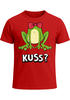Herren T-Shirt Fasching Karneval Frosch Prinz Kostüm-Ersatz Verkleidung Last Minute Faschingskostüme Funshirt Moonworks®preview