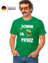 Herren T-Shirt Fasching Karneval Frosch Prinz Kostüm Verkleidung Last Minute Faschingskostüme Männer Funshirt Moonworks®preview