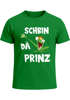 Herren T-Shirt Fasching Karneval Frosch Prinz Kostüm Verkleidung Last Minute Faschingskostüme Männer Funshirt Moonworks®preview