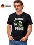 Herren T-Shirt Fasching Karneval Frosch Prinz Kostüm Verkleidung Last Minute Faschingskostüme Männer Funshirt Moonworks®preview
