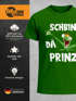 Herren T-Shirt Fasching Karneval Frosch Prinz Kostüm Verkleidung Last Minute Faschingskostüme Männer Funshirt Moonworks®preview