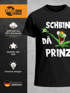 Herren T-Shirt Fasching Karneval Frosch Prinz Kostüm Verkleidung Last Minute Faschingskostüme Männer Funshirt Moonworks®preview