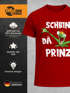 Herren T-Shirt Fasching Karneval Frosch Prinz Kostüm Verkleidung Last Minute Faschingskostüme Männer Funshirt Moonworks®preview