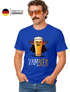 Herren T-Shirt Fasching Karneval Halloween Bier-Motiv Kostüm-Ersatz Last Minute Faschingskostüme Männer Moonworks®preview
