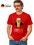 Herren T-Shirt Fasching Karneval Halloween Bier-Motiv Kostüm-Ersatz Last Minute Faschingskostüme Männer Moonworks®preview