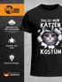 Herren T-Shirt Fasching Karneval Katze Kostüm-Ersatz Verkleidung Last Minute Faschingskostüm Männer Funshirt Moonworks®preview