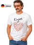 Herren T-Shirt Fasching Karneval - Konfetti Herz -Kostüm-Ersatz Verkleidung Last Minute Faschingskostüme Männer Funshirt Moonworks®preview