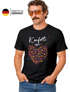 Herren T-Shirt Fasching Karneval - Konfetti Herz -Kostüm-Ersatz Verkleidung Last Minute Faschingskostüme Männer Funshirt Moonworks®preview