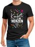Herren T-Shirt Fasching Karneval Konfetti im Herzen Kostüm-Ersatz Verkleidung Faschingskostüme Männer Funshirt Moonworks®preview