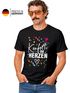Herren T-Shirt Fasching Karneval Konfetti im Herzen Kostüm-Ersatz Verkleidung Faschingskostüme Männer Funshirt Moonworks®preview