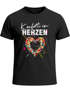 Herren T-Shirt Fasching Karneval Konfetti im Herzen Kostüm-Ersatz Verkleidung Faschingskostüme Männer Funshirt Moonworks®preview