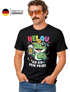 Herren T-Shirt Fasching Karneval Kostüm-Ersatz Verkleidung Helau ich bin dein Prinz Frosch Männer Funshirt Moonworks®preview