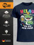 Herren T-Shirt Fasching Karneval Kostüm-Ersatz Verkleidung Helau ich bin dein Prinz Frosch Männer Funshirt Moonworks®preview
