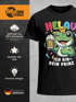 Herren T-Shirt Fasching Karneval Kostüm-Ersatz Verkleidung Helau ich bin dein Prinz Frosch Männer Funshirt Moonworks®preview