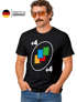 Herren T-Shirt Fasching Karneval Kostüm Kartenspiel Bunt Verkleidung Last Minute Faschingskostüme Männer Funshirt Moonworks®preview