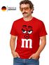 Herren T-Shirt Fasching Karneval M Aufdruck Gruppenkostüm Verkleidung Last Minute Faschingskostüme Männer Funshirt Moonworks®preview