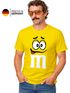 Herren T-Shirt Fasching Karneval M Aufdruck Gruppenkostüm Verkleidung Last Minute Faschingskostüme Männer Funshirt Moonworks®preview