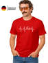 Herren T-Shirt Fasching Karneval Narrenkappe EKG Verkleidung Faschingskostüme Männer Kostüm-Ersatz Funshirt Moonworks®preview