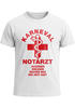 Herren T-Shirt Fasching Karneval Notarzt Kostüm-Ersatz Last Minute Faschingskostüme Männer Funshirt Moonworks®preview