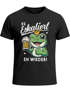 Herren T-Shirt Fasching Karneval Party Es eskaliert eh Spruch Lustig Männer Funshirt Moonworks®preview