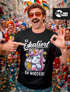 Herren T-Shirt Fasching Karneval Party Es eskaliert eh Spruch Lustig Männer Funshirt Moonworks®preview