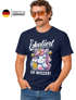 Herren T-Shirt Fasching Karneval Party Es eskaliert eh Spruch Lustig Männer Funshirt Moonworks®preview
