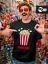 Herren T-Shirt Fasching Karneval - Popcorn - Kostüm-Ersatz Verkleidung Last Minute Faschingskostüme Männer Funshirt Moonworks®preview