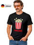 Herren T-Shirt Fasching Karneval - Popcorn - Kostüm-Ersatz Verkleidung Last Minute Faschingskostüme Männer Funshirt Moonworks®preview