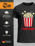 Herren T-Shirt Fasching Karneval - Popcorn - Kostüm-Ersatz Verkleidung Last Minute Faschingskostüme Männer Funshirt Moonworks®preview