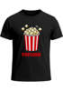 Herren T-Shirt Fasching Karneval - Popcorn - Kostüm-Ersatz Verkleidung Last Minute Faschingskostüme Männer Funshirt Moonworks®preview