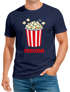 Herren T-Shirt Fasching Karneval - Popcorn - Kostüm-Ersatz Verkleidung Last Minute Faschingskostüme Männer Funshirt Moonworks®preview