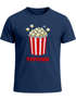 Herren T-Shirt Fasching Karneval - Popcorn - Kostüm-Ersatz Verkleidung Last Minute Faschingskostüme Männer Funshirt Moonworks®preview
