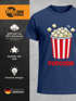 Herren T-Shirt Fasching Karneval - Popcorn - Kostüm-Ersatz Verkleidung Last Minute Faschingskostüme Männer Funshirt Moonworks®preview