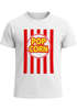 Herren T-Shirt Fasching Karneval - Popcorn - Kostüm-Ersatz Verkleidung Last Minute Faschingskostüme Männer Funshirt Moonworks®preview