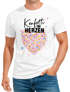 Herren T-Shirt Fasching Karneval Spruch- Konfetti im Herzen -Kostüm-Ersatz Verkleidung Last Minute Faschingskostüme Männer Moonworks®preview