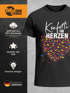 Herren T-Shirt Fasching Karneval Spruch- Konfetti im Herzen -Kostüm-Ersatz Verkleidung Last Minute Faschingskostüme Männer Moonworks®preview