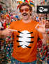 Herren T-Shirt Fasching Karneval - Tiger -Kostüm-Ersatz Verkleidung Last Minute Faschingskostüme Männer Funshirt Moonworks®preview